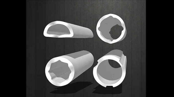 Eje de transmisión de tractor con sección transversal en forma de limón, tubo sin costura conformado en frío de perfil especial product image