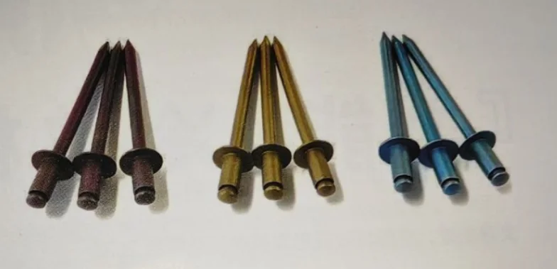 Nissen Rivet 推出日本首款彩色钛金属拉钉
