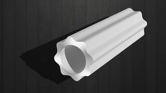 tubo de perfil sin costura laminado en frío con sección en forma de flor de cerezo product image